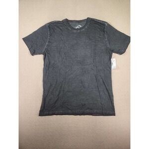 Fission Shirt Mens Large L Gray Stretch Cotton Blend Pullover Crew Neck NWT 14‎